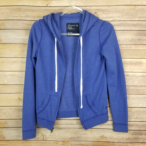 American Eagle Zip Up Hoodie Size XS - Picture 5 of 6